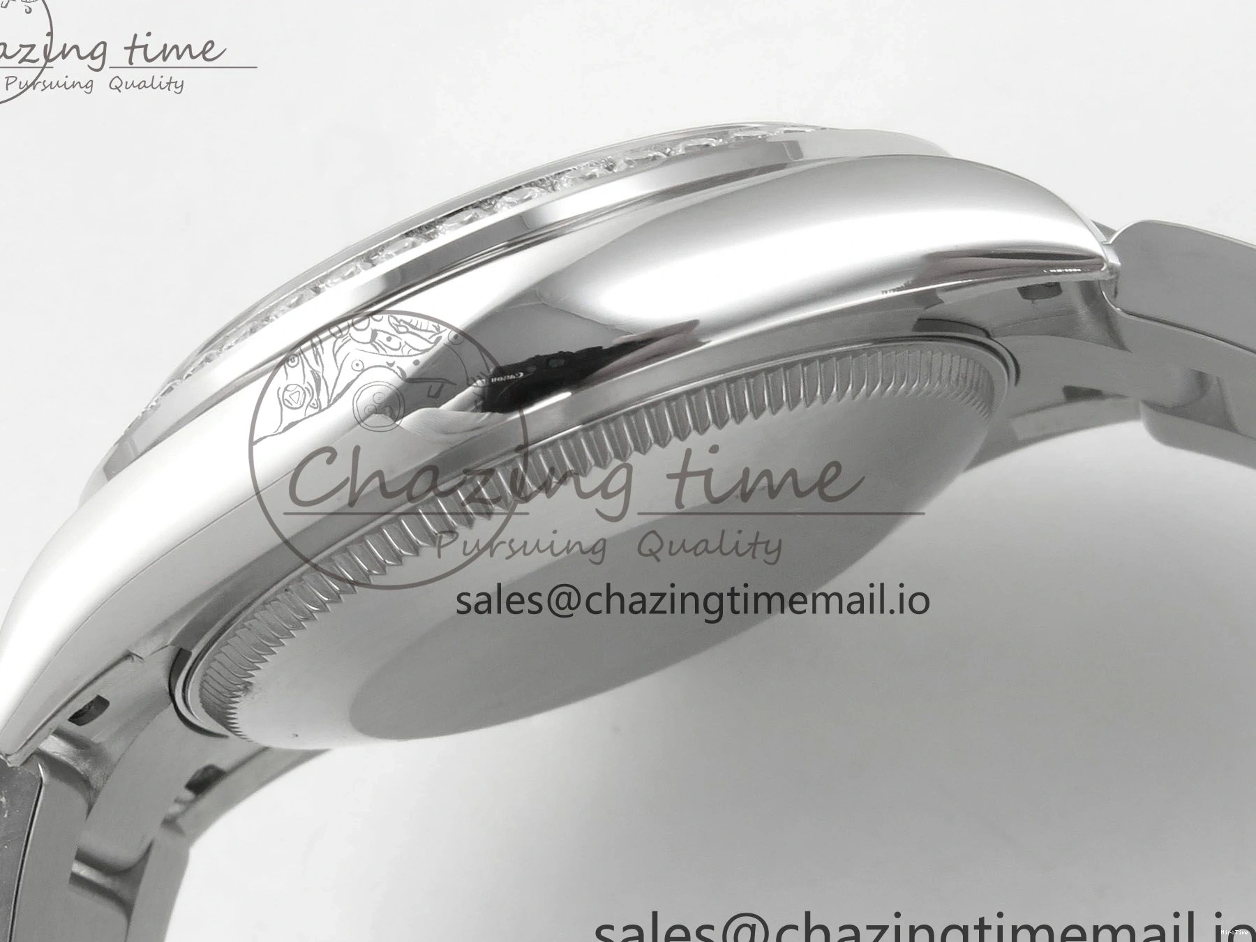 MiroTime 0118 SmoothTexture DateJust 31 278274 THBF 1:1 Best Edition 904L Steel Brown Roman Dial Diamonds Bezel on SS Oyster Bracelet HZ Cal. 26